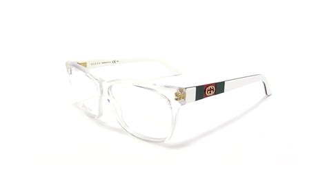 gucci clear glasses mens